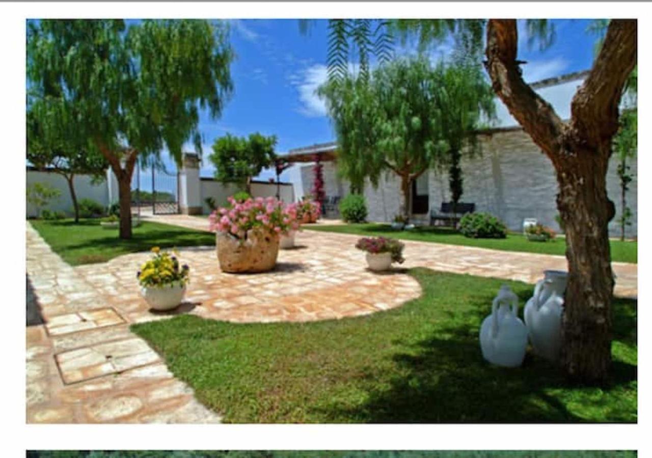 Room In Bb - Stunning Quadruple Room In Ancient Masseria Near The Sea In A Quiet Olive Trees オストゥーニ エクステリア 写真