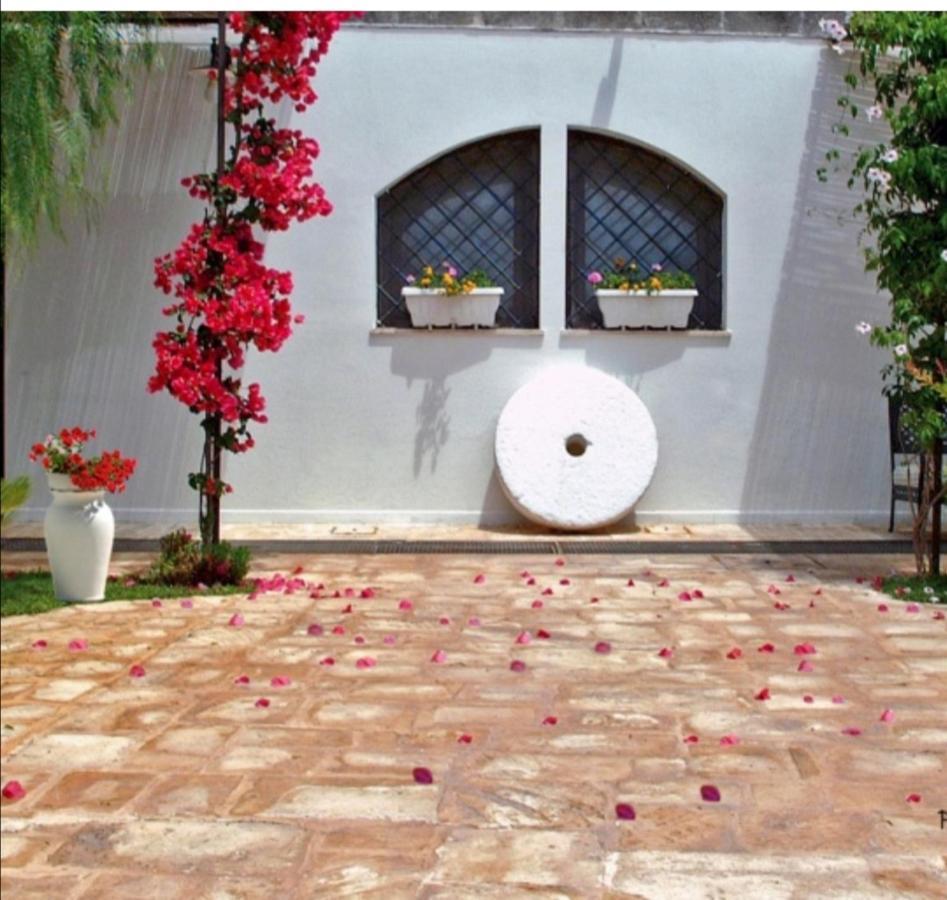 Room In Bb - Stunning Quadruple Room In Ancient Masseria Near The Sea In A Quiet Olive Trees オストゥーニ エクステリア 写真